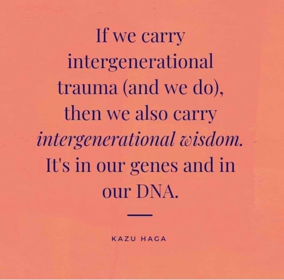 definition intergenerational trauma