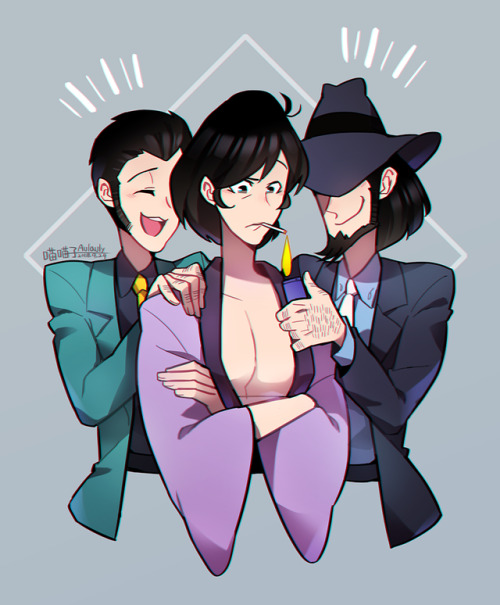 aulauly:Lupin III thingsHere’s all my work in last week!!And...