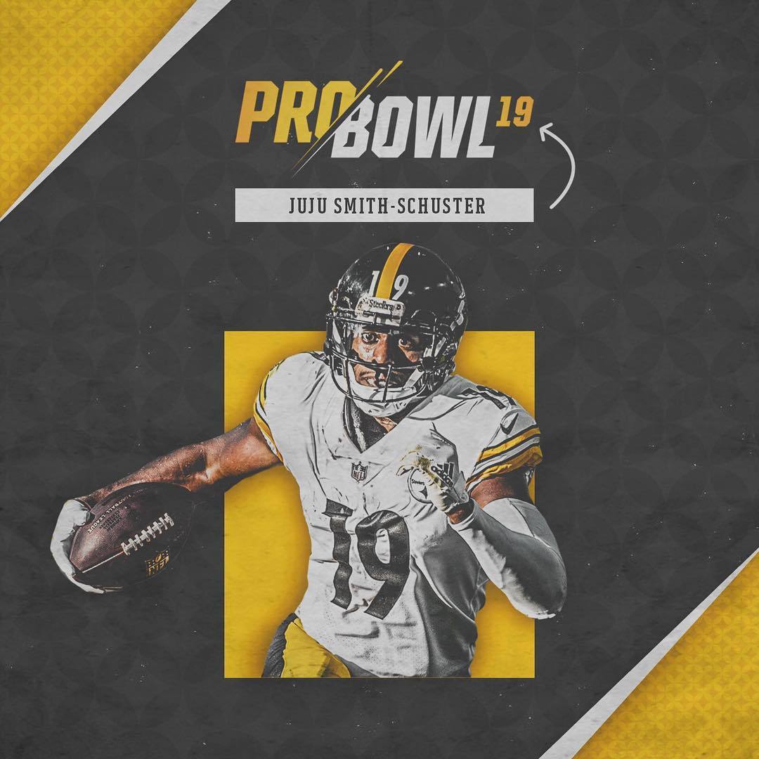 Juju Smith Schuster Tumblr - the steelers have replaced wr antonio brown in the pro bowl with wr juju smith schuster the official line is that brown is suffering from a knee injury