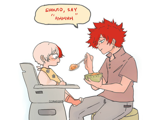 ccyans:Sibling shenanigans from the Todoroki family photo...