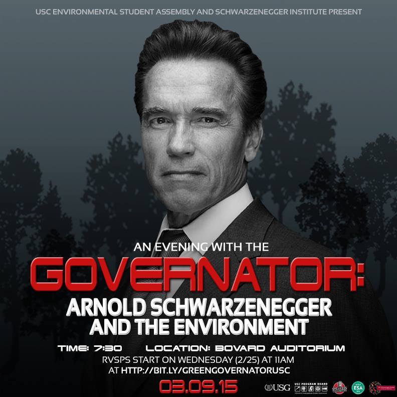 - Want to come see the Governator, a.k.a. Arnold...