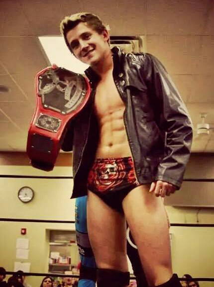 Tyler Nitro is a fuckin hottie standing at 5’ 9", 180 lbs, 22 years old, killer smile, great bod, thick bod for a kid his age…….cocky as fuck spread out across the top rope…..how bad do you wanna kick him from underneath and watch him fall the ground...