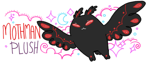 secondlina:Mothman & Mothball plush kickstarter is NOW...