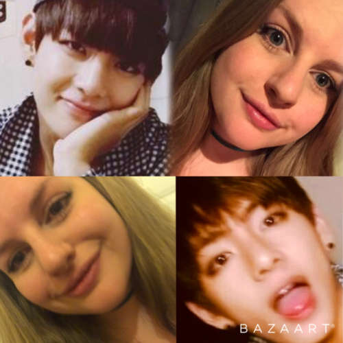 it’s my face without a filter for once wOAH jamprincessjimin tag becky taehyung Kim taehyung