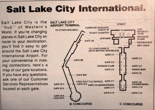 maps salt lake city airport