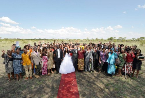 brreaking:blackgirlwhiteboylove:Our African WeddingMy wife...