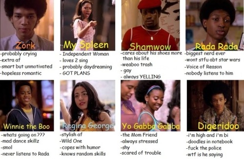 carrottopsandbottoms:tag yourself: The Get Down edition...