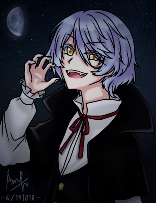 Lucious Duller as a vampire~ ^_^An artwork for an event hosted...