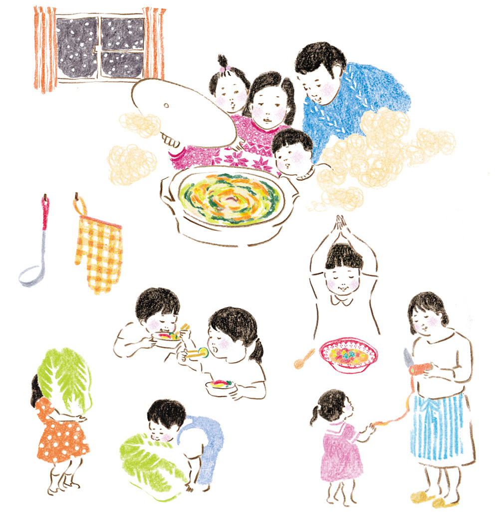 Hori Narumi Work Mook本イラストカット2 野菜は火の力で