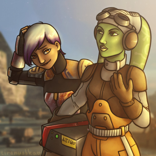 sw star wars star wars rebels rebellion sabine wren hera syndulla yavin 4 art my art