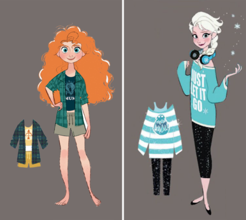 The Princesses from Ralph Breaks the Internet.Character designs...