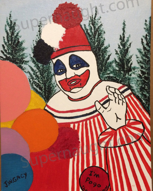 truecrimeguru:John Wayne Gacy 14" x 18" Pogo the...