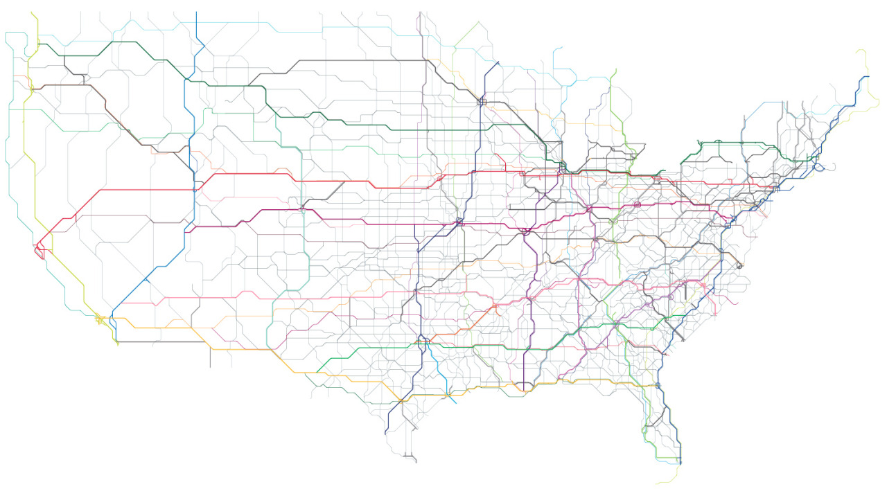 Work In Progress: Simplified Map Of All - Transit Maps