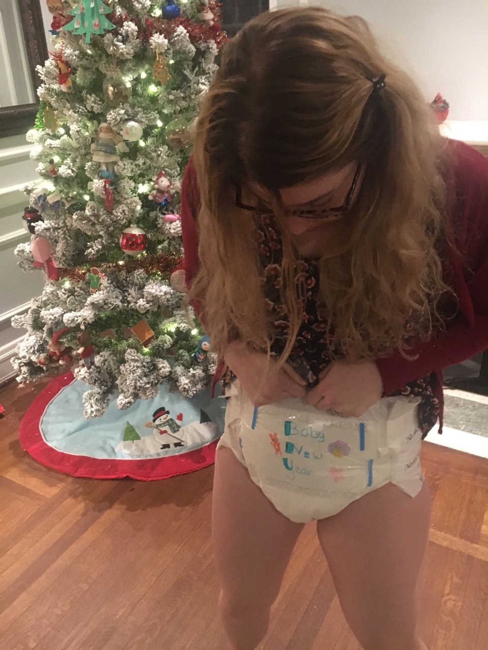 Love Real Diaper Girls AB And Littles Happy New Year