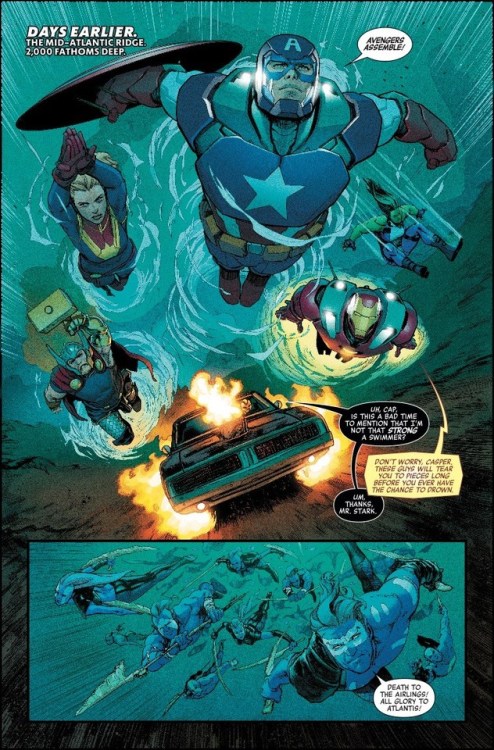 A preview of Avengers #9AVENGERS #9WORLD WAR BELOW! With the...