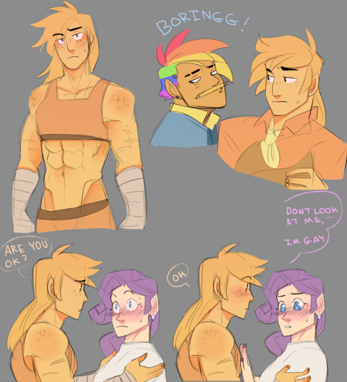 pinkdisc:some humanized doodles