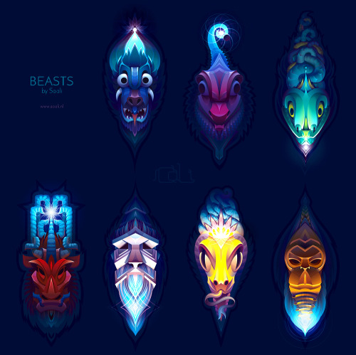 saali-alisa:Here are all the Beasts put together. I have...