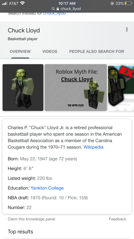 Chuck Lloyd Roblox