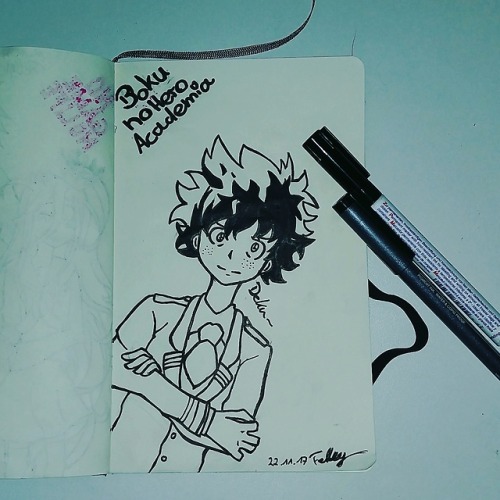 Heya~I made a little Izuku form my hero academia. I m really...