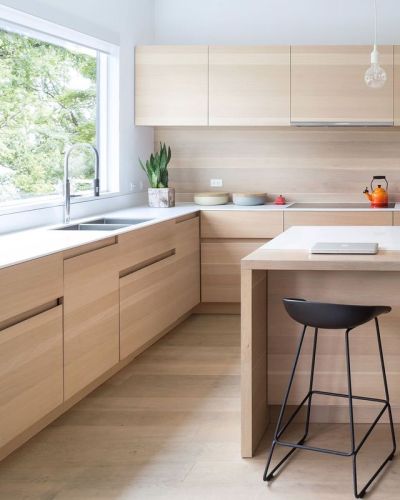 Wooden kitchen cabinets