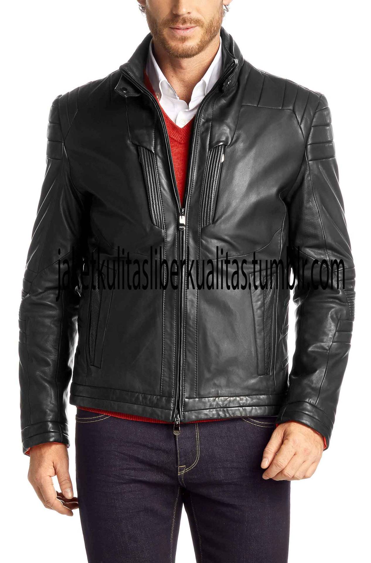 90 Model Jaket Kulit Trendy HD Terbaik