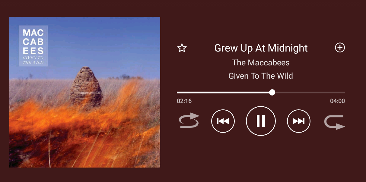 the maccabees we grew up at midnight