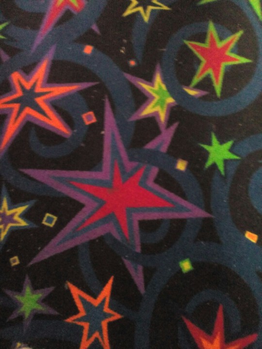the eye searing arcade/bowling alley carpets are beautiful