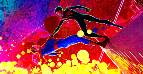 Miles Morales GIF Wallpaper Falling