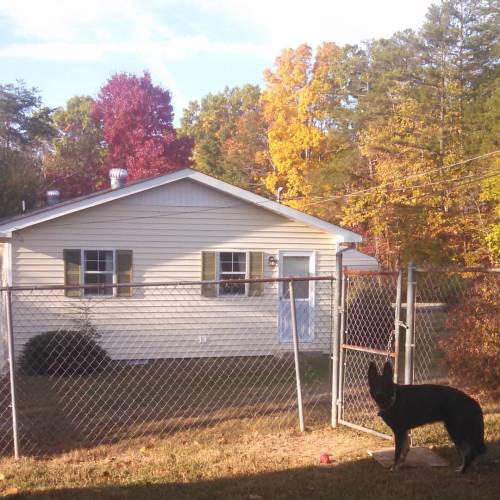 Some Beautiful #fallcolors looking over Mom and Dads house.. ...