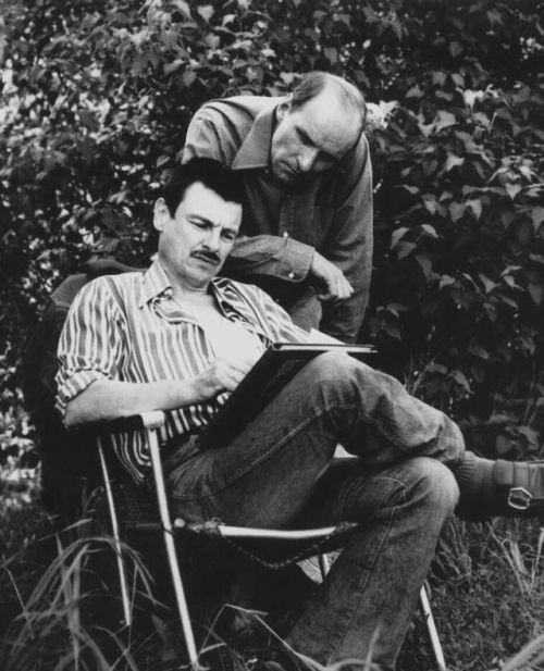 auteurstearoom:Director Andrei Tarkovsky and Anatoly Solonitsyn...