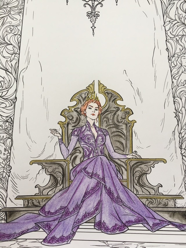 Download Book Worm — The art in the ACOTAR coloring book is so ...