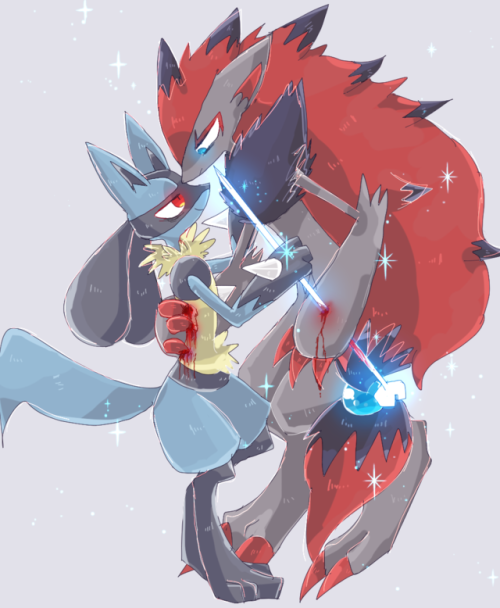 Lucario Zoroark Fusion Shefalitayal