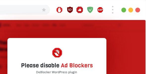 DeBlocker v2.0.2 - Anti AdBlock for WordPress Nulled