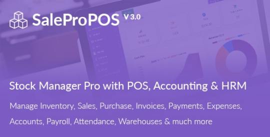 SalePro v3.0 - Inventory Management System with POS, HRM, Accounting Nulled
