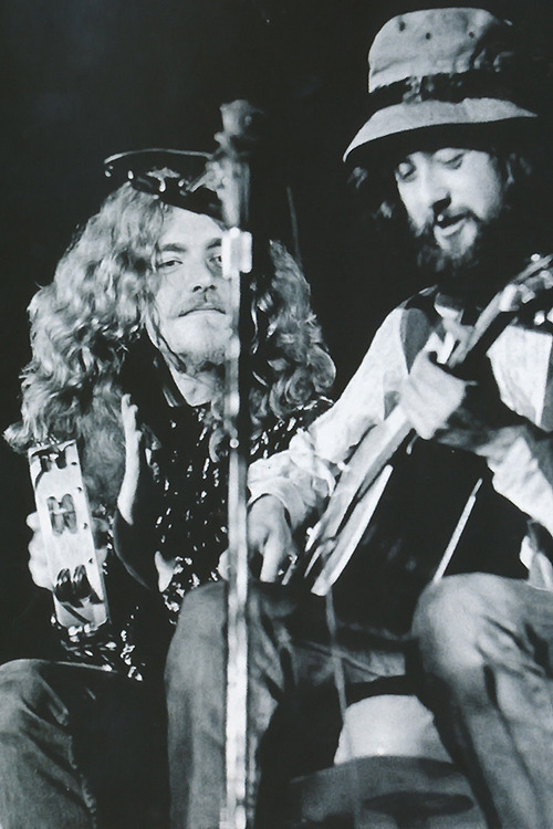 wholelottazepp:Robert Plant and Jimmy Page, 1970.