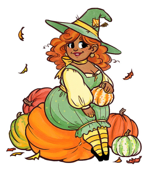 juanjoltaire:Witchtober #1: Pumpkin WitchAs I mentioned before...