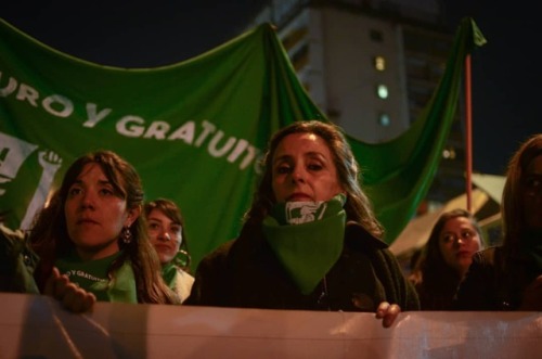 Marcha por el aborto libre. Santiago - Chile (25 de Julio,...