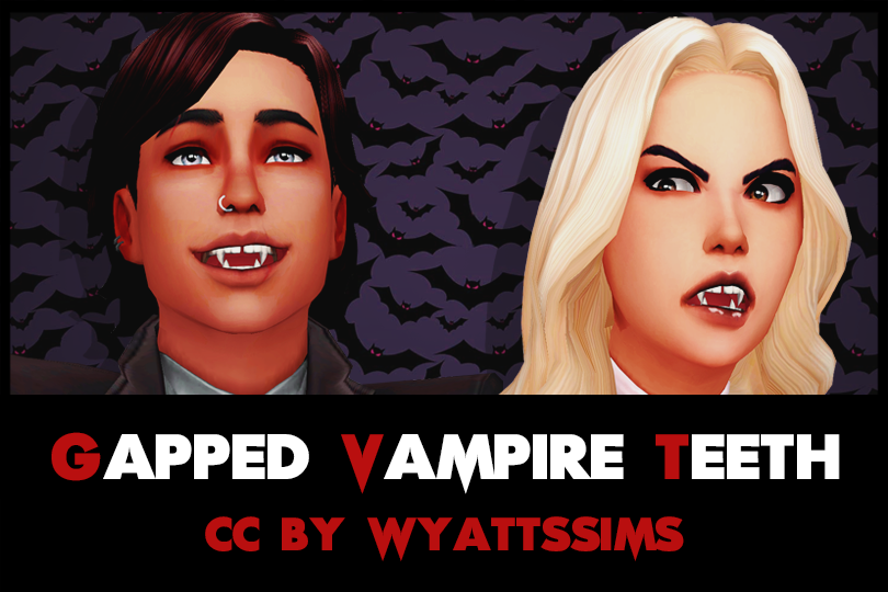 vampire teeth the sims 3