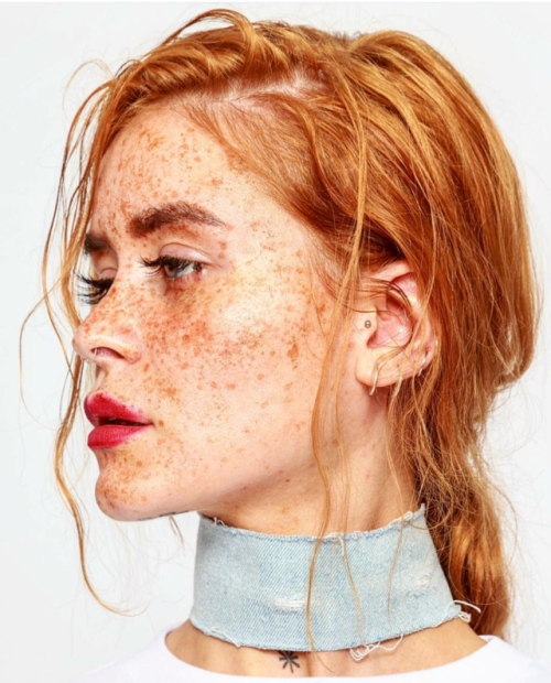 Freckles model shared drunk