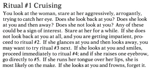 lesbianherstorian:“how to engage in courting rituals 1950′s...