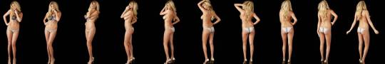 Celebritiesuncensored:  Kate Upton Bodypaint 360 Degree