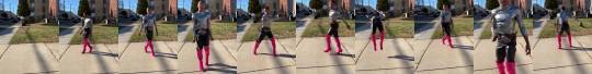 blackqueerblog:  This dance teacher went viral for doing cartwheels in pink thigh-high