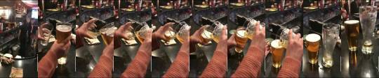 askinnyblackman:  catchymemes:   The difference between a large and small beer at Applebee’s  