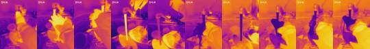 king-popoio: catchymemes: Hot and Cold Tap water as seen through a thermal camera.  Wash yourself with either  L A V A Or  V  O  I  D 