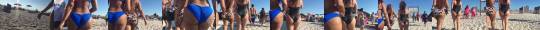 qcbread:  noidea-take6:  [ASS x3] Good Times at the Beach  Featuring Butt Models: