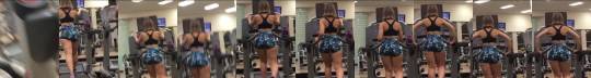 freeboys:  destinybe:  noidea-take6:  Booty shaping featuring Butt Model: Sharon  She again! Gym on 🍑😘  Absolutely all ass cheeks