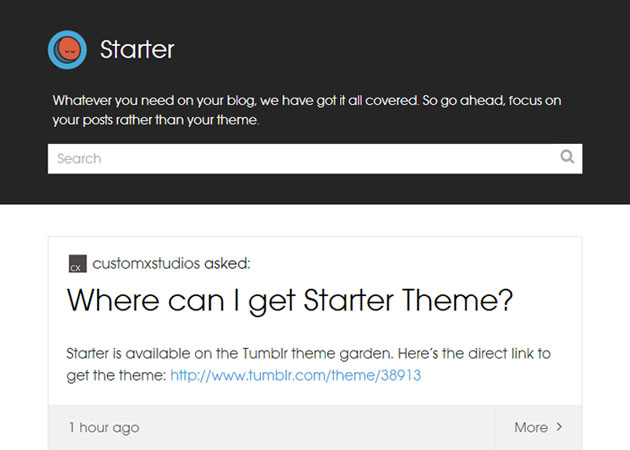 Starter Tumblr