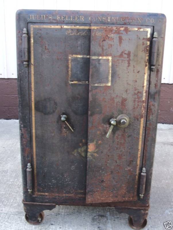how to open an antique mosler safe