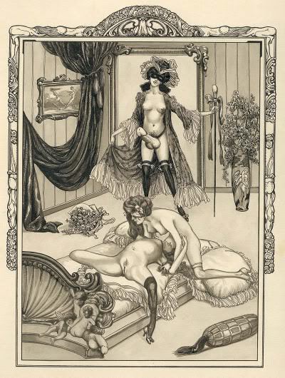 seductionlover:
“ secretsecretboudoir:
“ Woah! intense happenings there in1912. Check out that strap on!
luluart:
“ anaistheninja:
“ Art erotic…
Franz von Bayros ~ Pictures from the Boudoir of Madame CC ~ 1912 from Dolorosa
” ”