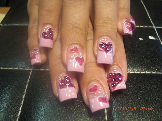 love in pink - CoolNailsArt | fuck yeah nail art!